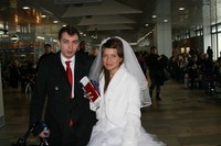 Russian newlyweds